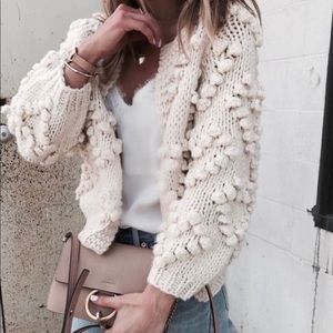 Chicwish Popcorn Sweater Cardigan
